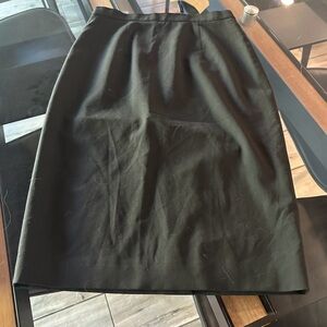 Burberry Classic Black Pencil Skirt